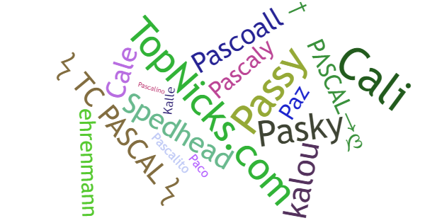 Nicknames for Pascal