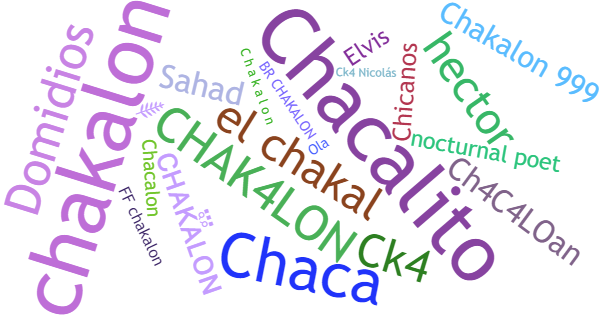 Nicknames for Chakalon