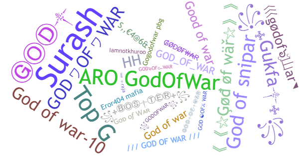 Nicknames for GodOfWar