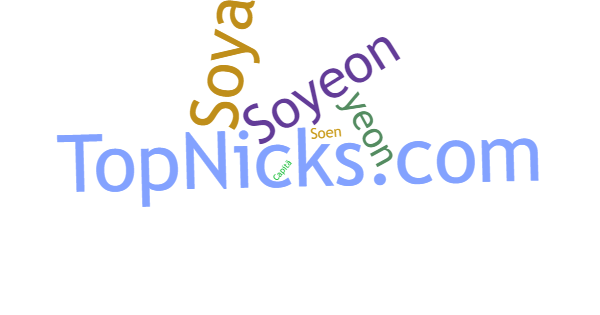 Nicknames for Soyeon