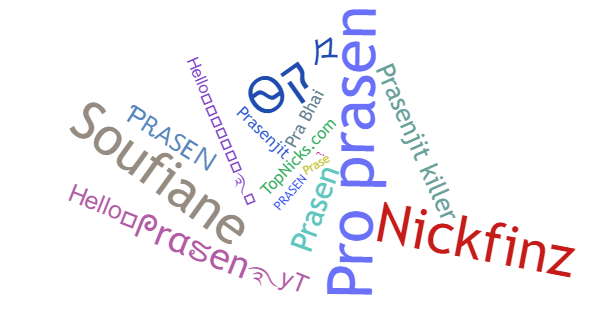 Nicknames for Prasen