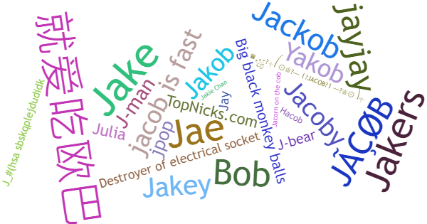 Nicknames for Jacob