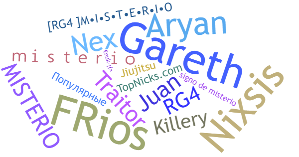 Nicknames for Misterio