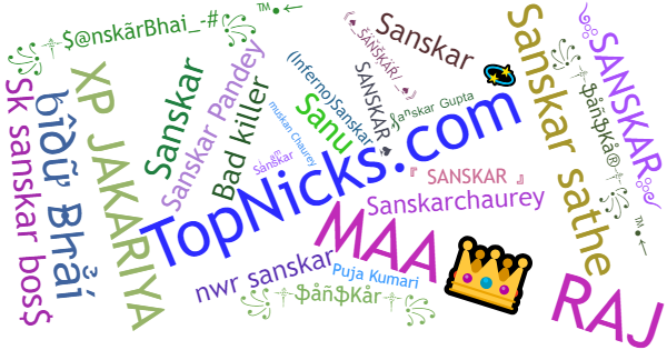 Nicknames for Sanskar