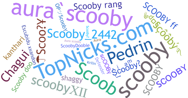 Nicknames for Scooby