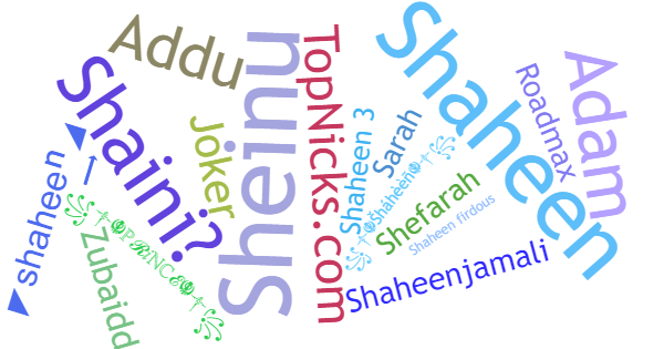 Nicknames for Shaheen