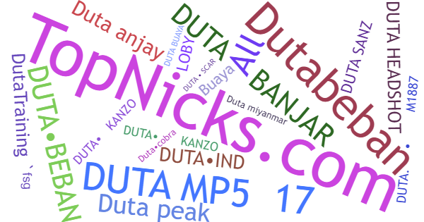 Nicknames for Duta