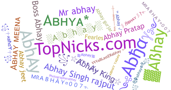 Nicknames for Abhay