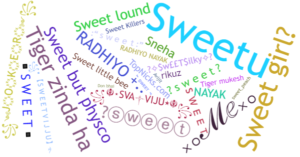 Nicknames for Sweet