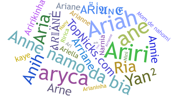 Nicknames for Ariane