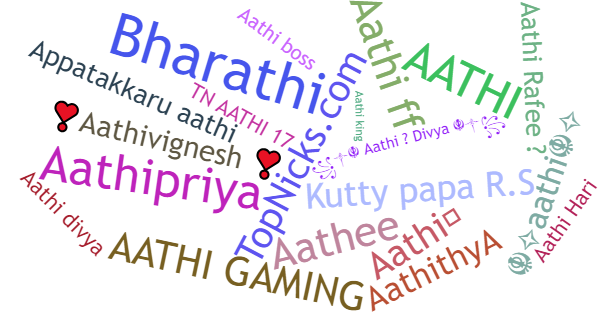 Nicknames for Aathi