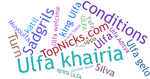 Nicknames for Ulfa