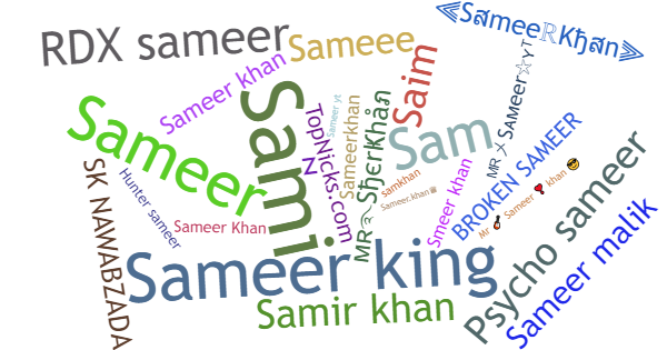 Nicknames for SameerKhan