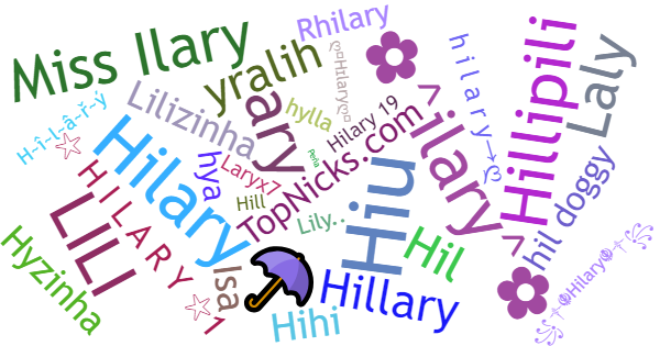 Nicknames for Hilary