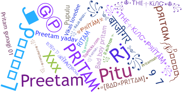 Nicknames for Pritam