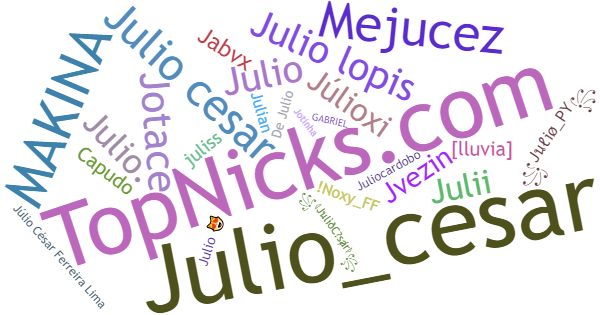 Nicknames for JulioCesar