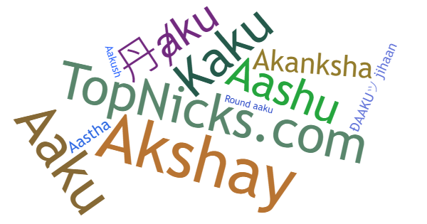 Nicknames for Aaku