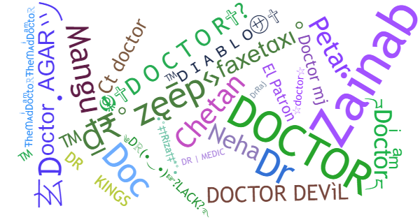 Nicknames for Doctor