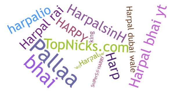 Nicknames for Harpal