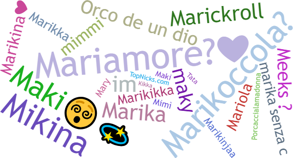 Nicknames for Marika