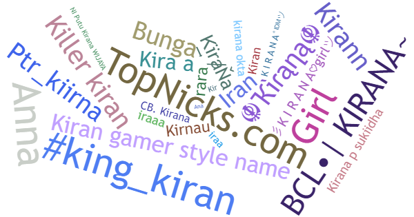 Nicknames for Kirana