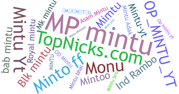 Nicknames for Mintu