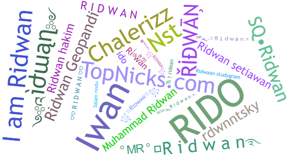 Nicknames for Ridwan