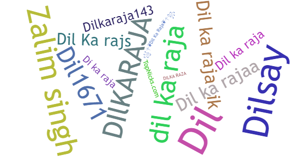 Nicknames for Dilkaraja