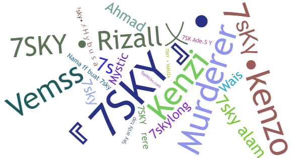 Nicknames for 7sky