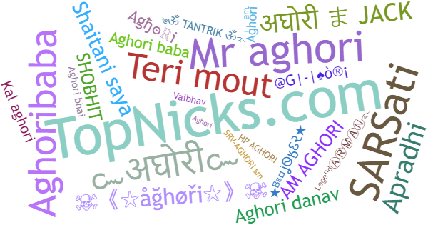 Nicknames for Aghori