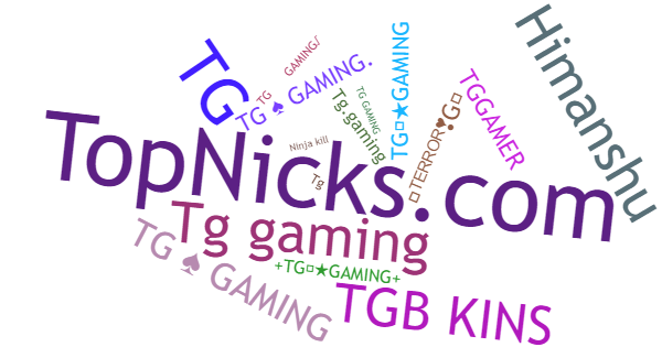 Nicknames for TGgaming