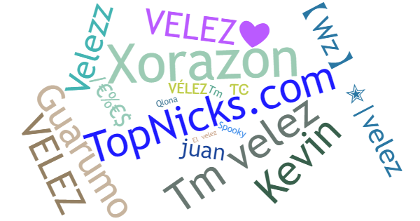 Nicknames for Velez