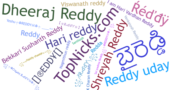 Nicknames for Reddy