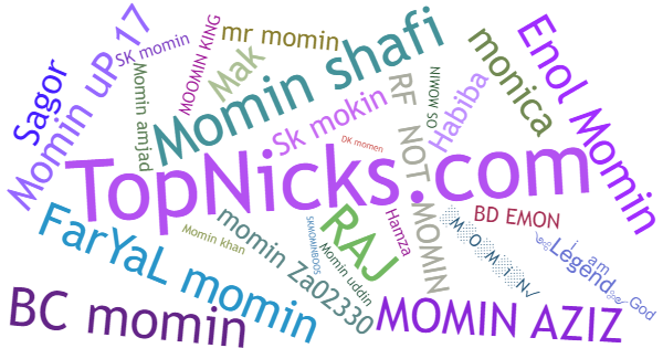 Nicknames for Momin