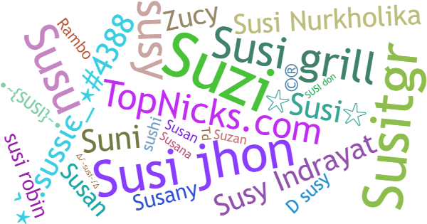 Nicknames for Susi