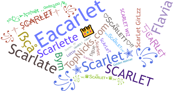 Nicknames for Scarlet