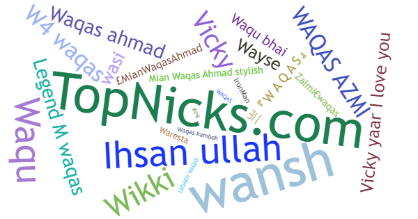 Nicknames for Waqas