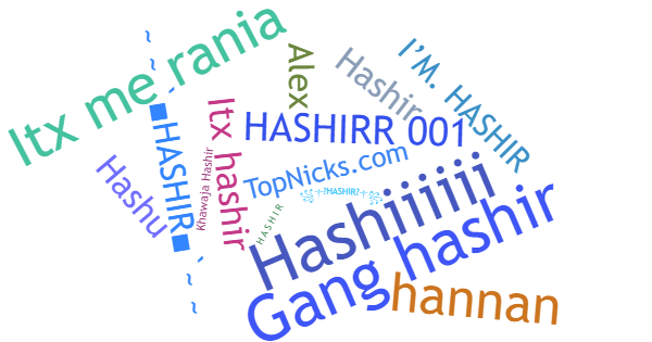 Nicknames for Hashir