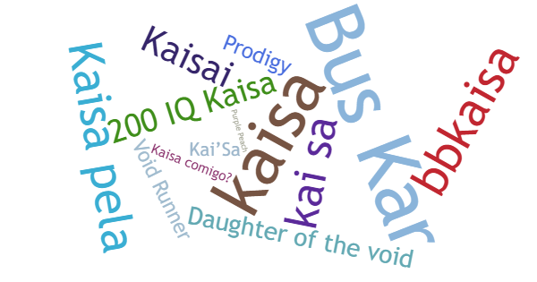 Nicknames for Kaisa