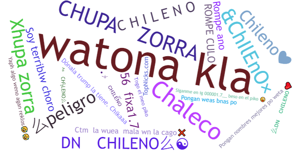 Nicknames for Chileno