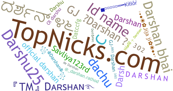 Nicknames for Darshan