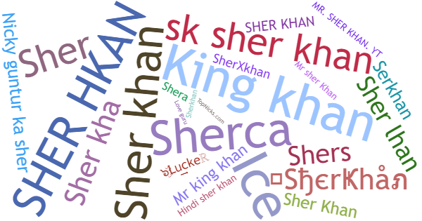 Nicknames for Sherkhan