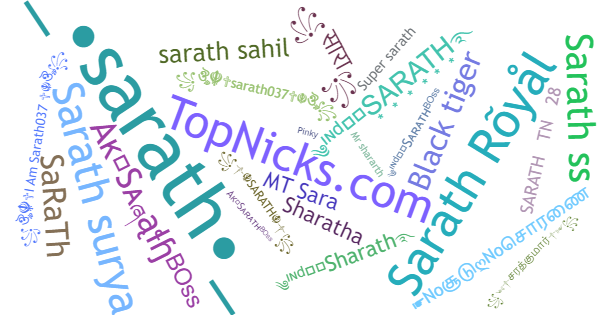 Nicknames for Sarath