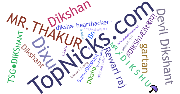 Nicknames for Dikshant