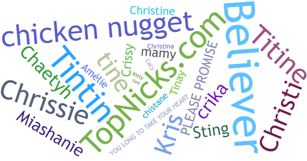 Nicknames for Christine