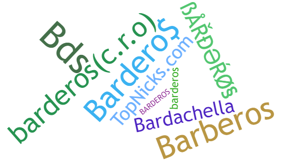 Nicknames for Barderos