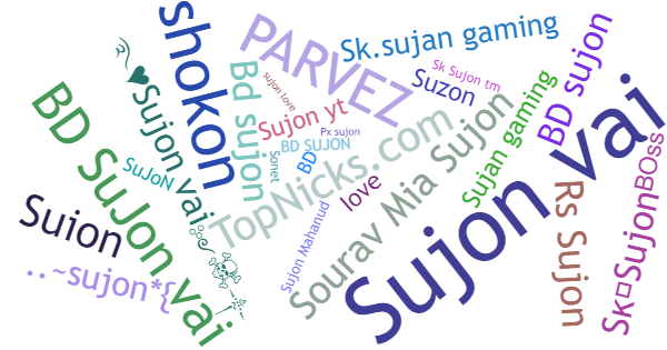 Nicknames for Sujon