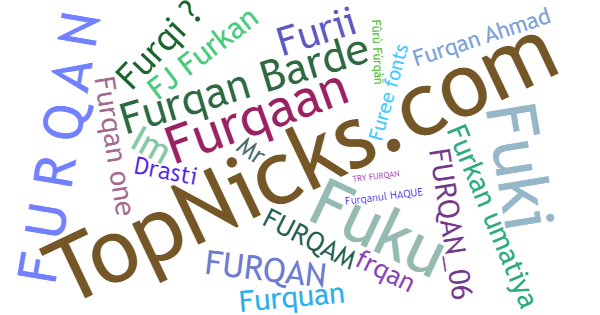 Nicknames for Furqan