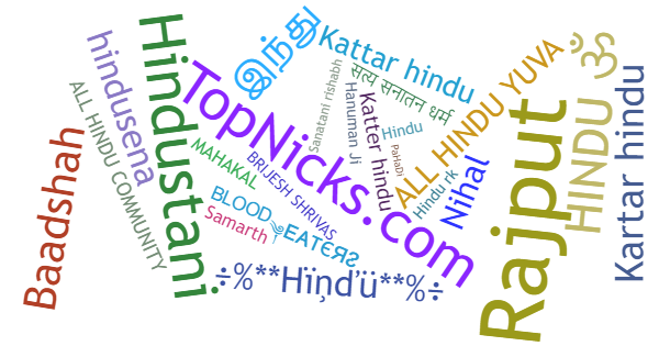 Nicknames for Hindu