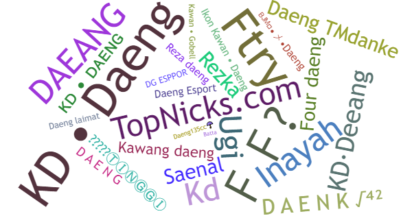 Nicknames for Daeng